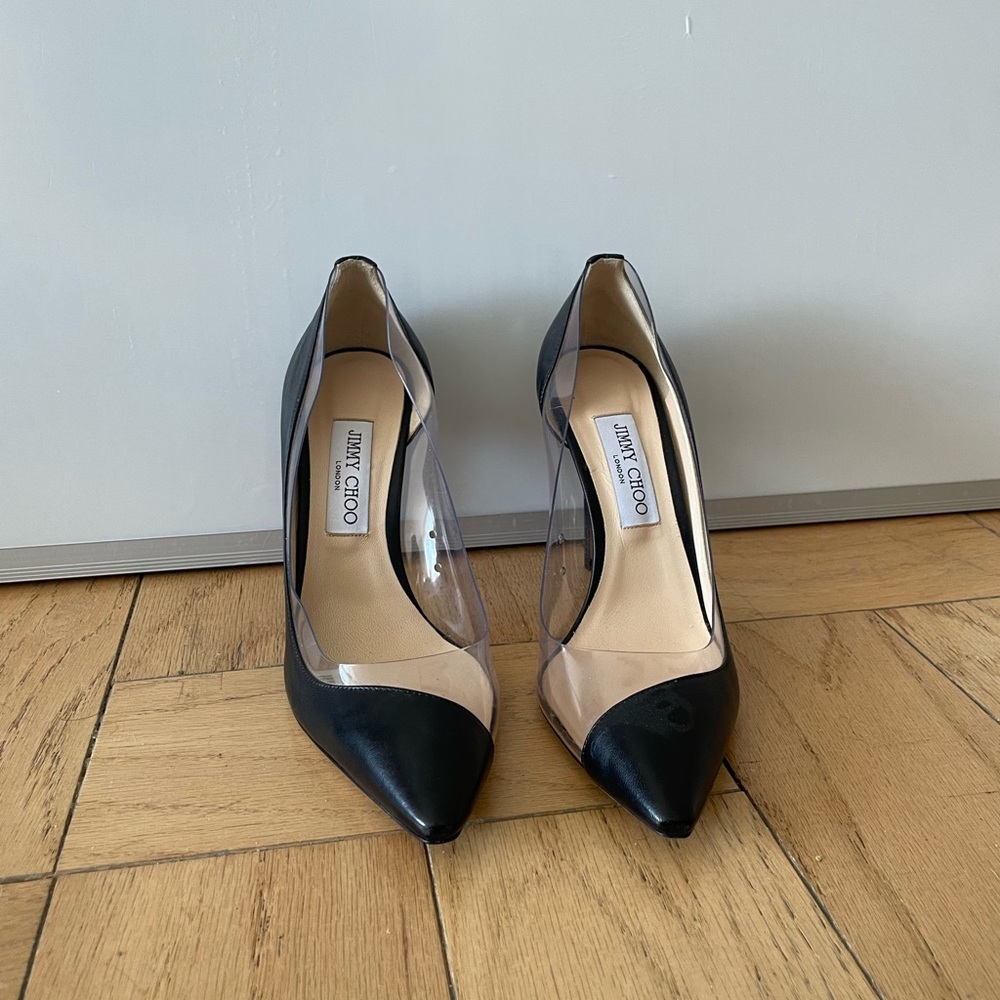 Jimmy Choo PVC and black pumps 39.5